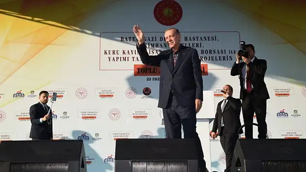 Cumhurbaşkanı Recep Tayyip Erdoğan, 'Malatya bizi yola çıktığımız günden bugüne hiç yalnız bırakmadı'