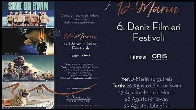 D-Marin ve Naviga, Deniz Tutkunlarını  Deniz Filmleri Festivali'ne Davet Ediyor