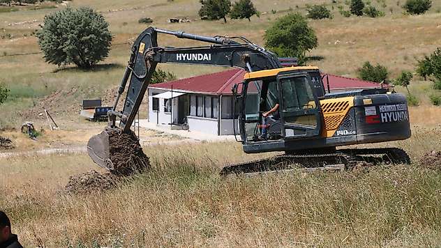 Delihasanyurdu'nda Taziye Evi İçin İlk Kazma Vuruldu
