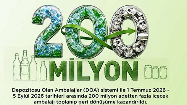 Depozito Sisteminde 205 Milyon Ambalaj Toplandı