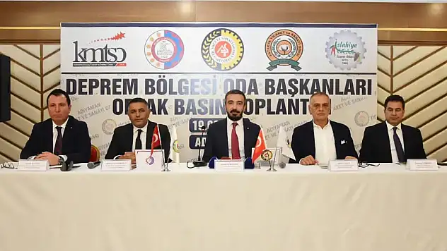 Deprem Bölgesi Başkanlarından ortak bildiri: 'Yerinde Dönüşüm Başvuru Süresi Uzatılmalıdır'