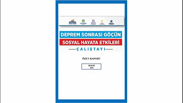 Deprem Nedenli Göçün Sosyal Etkileri Masaya Yatırıldı: Malatya'da Çalıştayın Yedincisi Gerçekleştirildi
