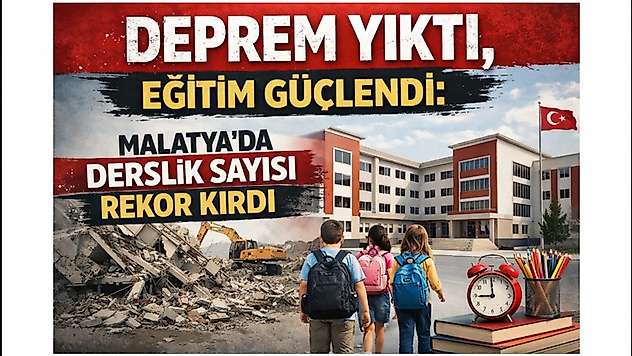Deprem Yıktı, Eğitim Güçlendi: Malatya'da Derslik Sayısı Rekor Kırdı