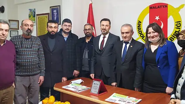 DEVA Partisi Battalgazi İlçe Başkanlığından Anadolu Basın Birliğine Ziyaret
