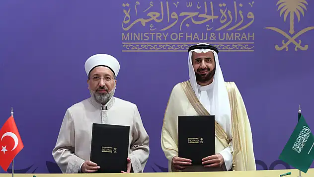Diyanet Başkanı Arpaguş, Suudi Arabistan'da 2026 Hac Protokolünü İmzaladı