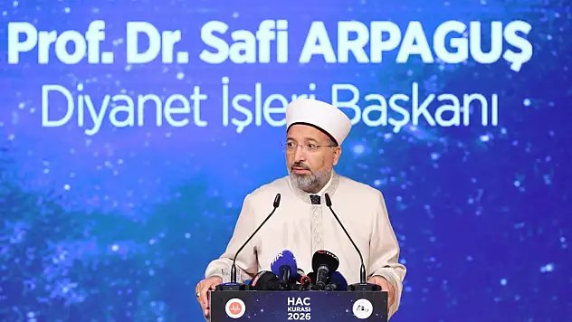 Diyanet İşleri Başkanı Arpaguş: 'Hac ibadeti, Müslümanlara ümmet şuuru kazandırmaktadır