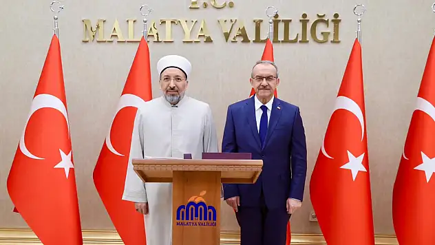 Diyanet İşleri Başkanı Arpaguş Malatya'da: İlk Durak Valilik