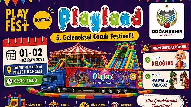 Doğanşehir'de 5. Çocuk Festivali Başlıyor