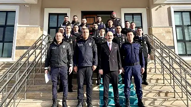 Doğanşehir'de Güvenlik Güçlerine Başarı Belgesi