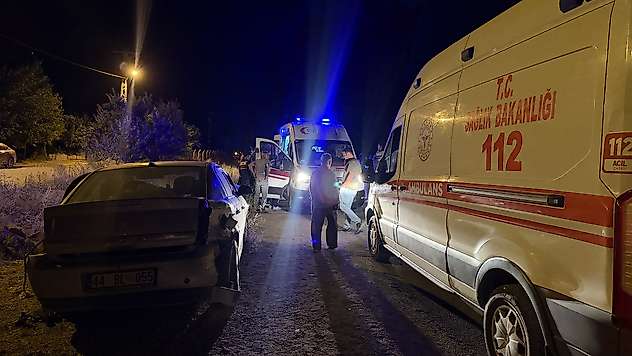 Doğanşehir'de Zincirleme Kaza: 7 Kişi Yaralandı