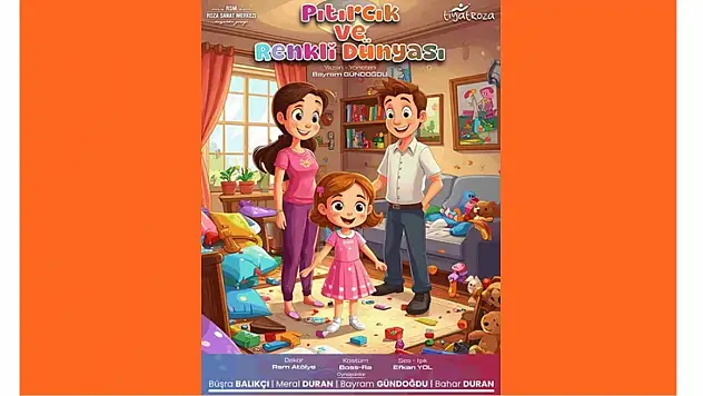 Elazığlı Miniklere Tiyatro Şöleni: 'Pıtırcık ve Renkli Dünyası' Sahne Alıyor