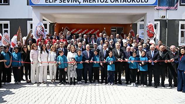 Elif Sevinç Mertöz Ortaokulu Açılış Törenini Gerçekleştirdi