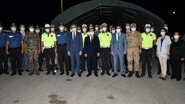 Emniyet Genel Müdürü Aktaş Trafik Kontrol Noktasını Ziyaret Etti