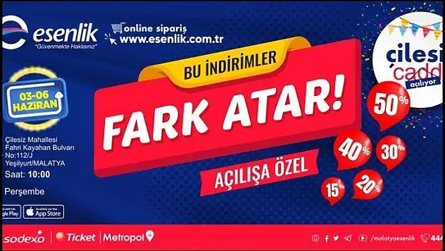 Esenlik 38'nci Şubesini Çilesize açıyor