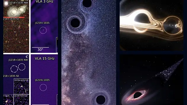 Evrenin Nadir Olayı: Üç Galaksi Devasa Çarpışmada