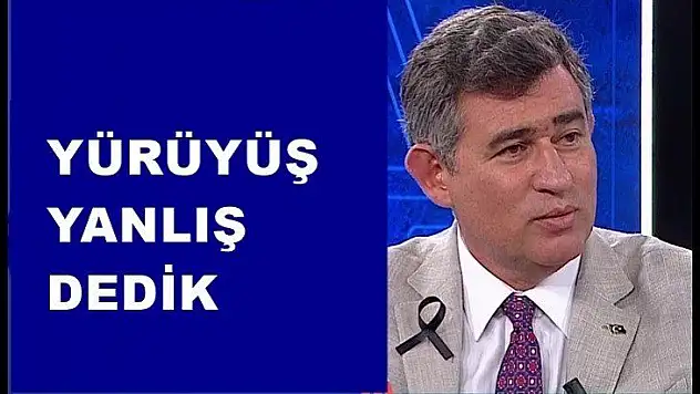 Feyzioğlu, 'Ben ve pek çok baro başkanı da yürüme fikrini yerinde bulmadık'