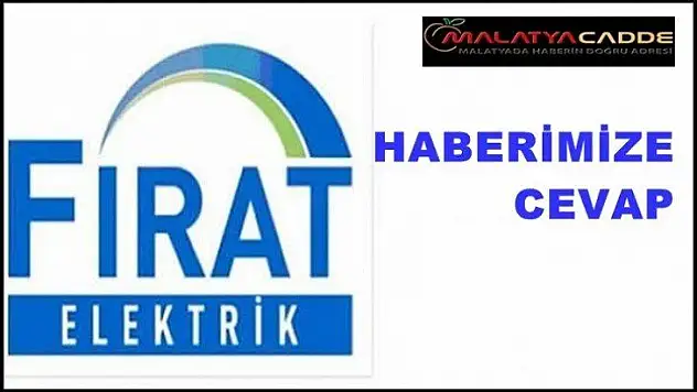 Fırat Edaş'tan Cevap