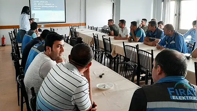 Fırat Edaş'dan Çalışanlarına İlk Yardım Eğitimi