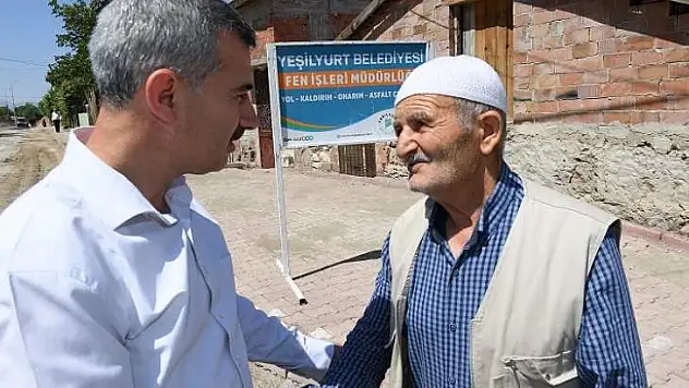 Yeşilyurt'un Her Noktasında Çalışıyoruz