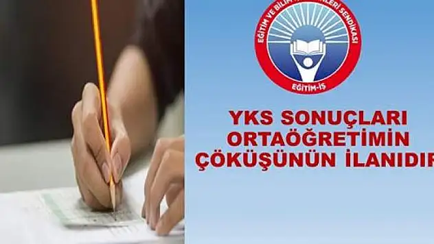 YKS Sonuçları Ortaöğretimin Çöküşünün İlanıdır