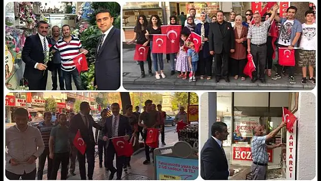 MHP' den 5 Bin Bayrak Dağıtımı