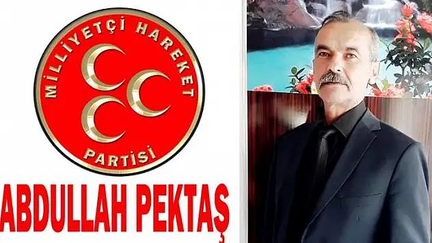 Pektaş ' Ülkeme Ve Milletime Hizmet Etmek İçin Adayım '