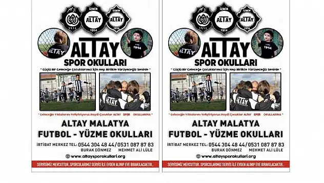 Altay Spor Kulübü Malatya'da Faaliyetlere Başladı