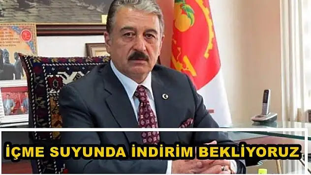 MESOB Başkanı Keskin: 'İçme suyunda indirim bekliyoruz'