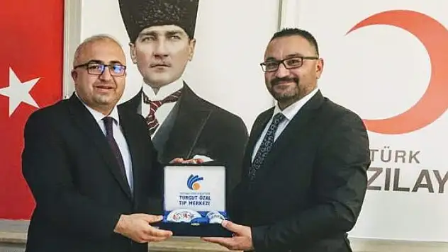 Turgut Özal Tıp Merkezi'nden Av.M. Umut Yalçın'a hayırlı olsun ziyareti