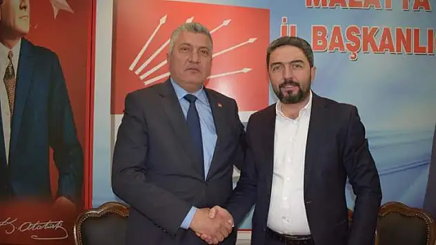 CHP Akçadağ ilçe Başkanı Ali Aslan,istifasını geri çekti..