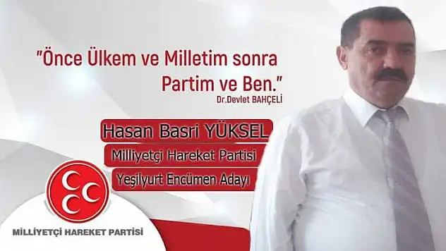 Çileli Dönemlerin Ülkücüsü Yüksel,Meclis Üyesi Adayı