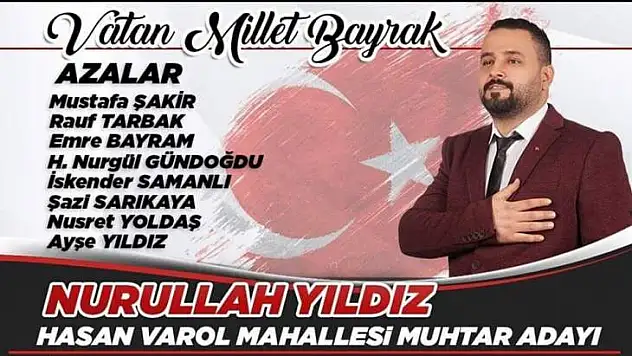 Hasan Varol Mahallesine Genç Aday