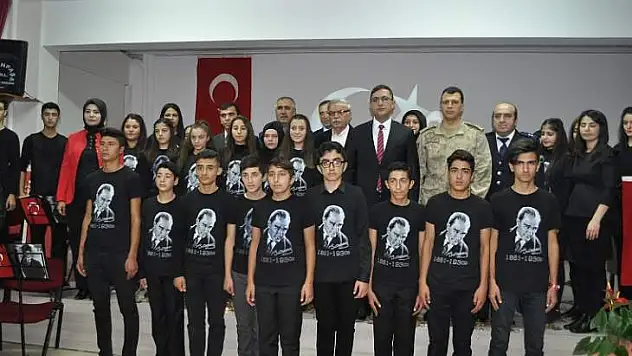 Doğanşehir İlçesinde 10 Kasım Atatürk'ü Anma programı