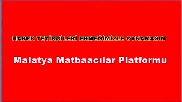 Haber Tetikçileri Ekmeğimizle Oynamasın