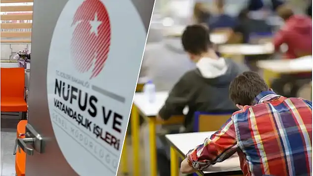 Hafta sonu nüfus müdürlüklerinde YKS mesaisi