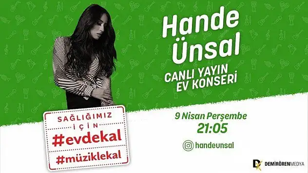 Hande Ünsal ev konseriyle 'İyi Misin?' diyecek