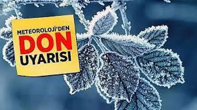 Hava Sıcaklıkları Düşüyor ve Hafif Zirai Don Bekleniyor!