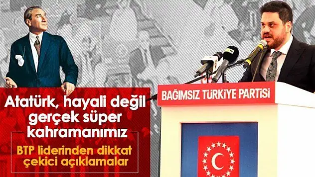 Hayali değil, gerçek süper kahramanımız Atatürk