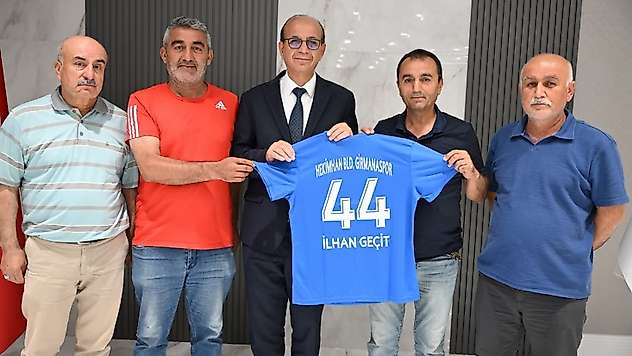 Hekimhan Belediyesi Girmanaspor'dan Yeşilyurt Belediye Başkanı Geçit'e Ziyaret