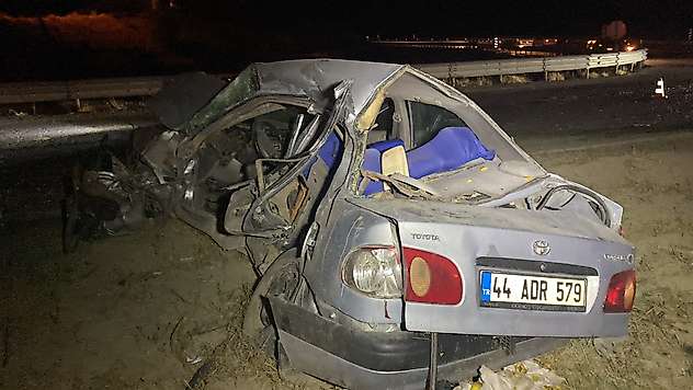 Hekimhan'da Feci Kaza: 1 Ölü, 1 Yaralı