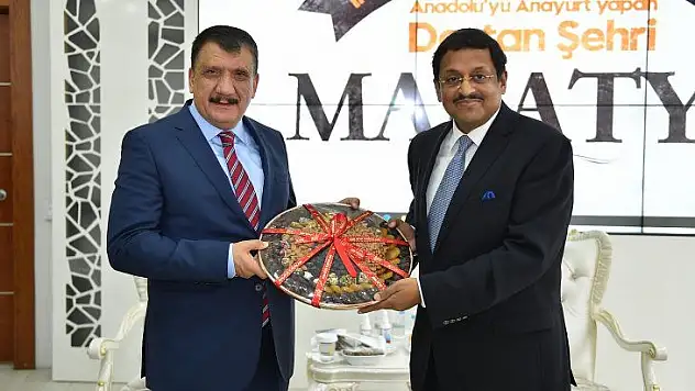 Hindistan Büyükelçisinden Başkan Gürkan'a ziyaret