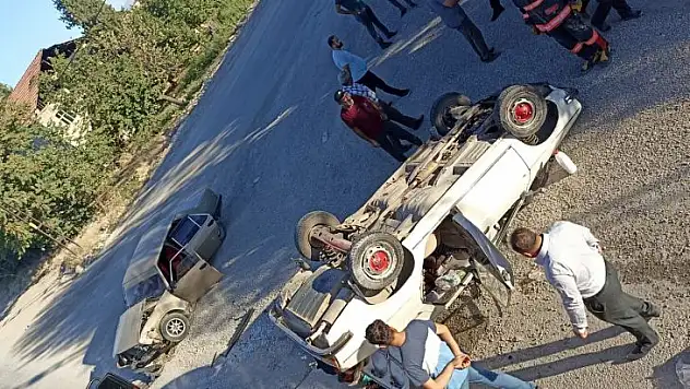 Hoca Ahmet Yesevi mahallesinde trafik kazası