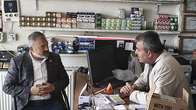 HÜDA PAR Malatya İl Başkanlığı Yeşiltepe Esnafıyla Bir Araya Geldi