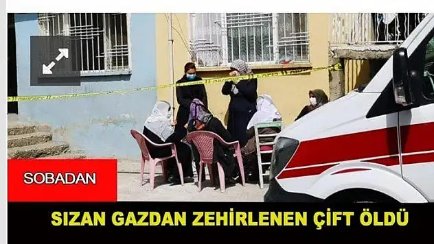 İki Yaşlı Çift Soba zehirlenmesinden vefat etti.