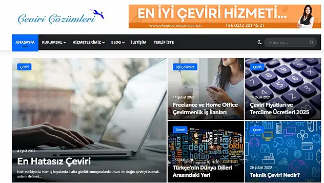 İngilizce Türkçe Çeviri Fiyatları ve Türkçe İngilizce Çeviri Fiyatları