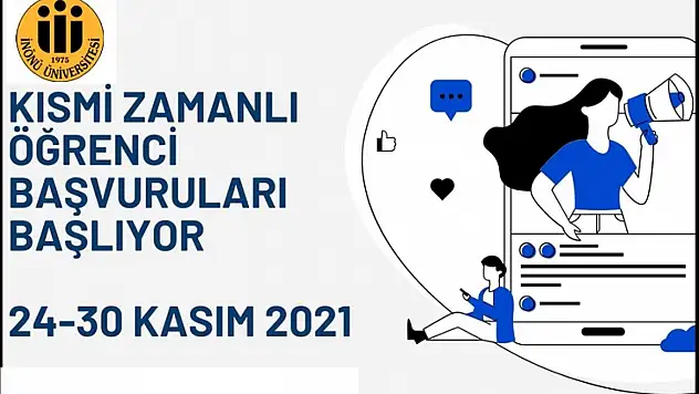 İnönü Üniversitesi Kısmi Zamanlı Öğrenci Alımı