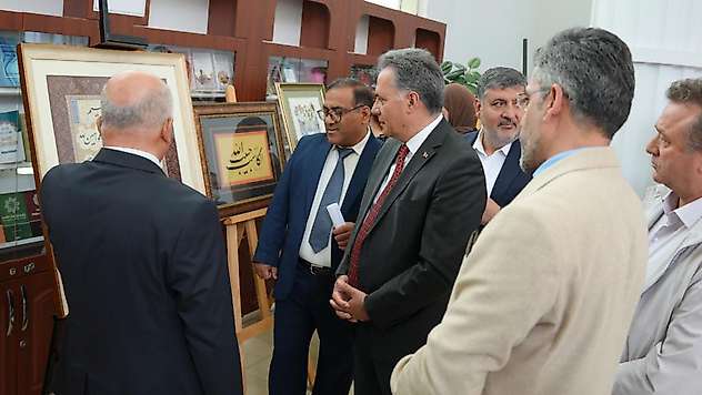 İnönü Üniversitesinde Nakş-ı Zer İslam Sanatları Sergisi açıldı