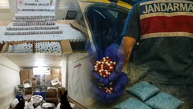 İstanbul'da 1,9 milyon uyuşturucu hap ele geçirildi