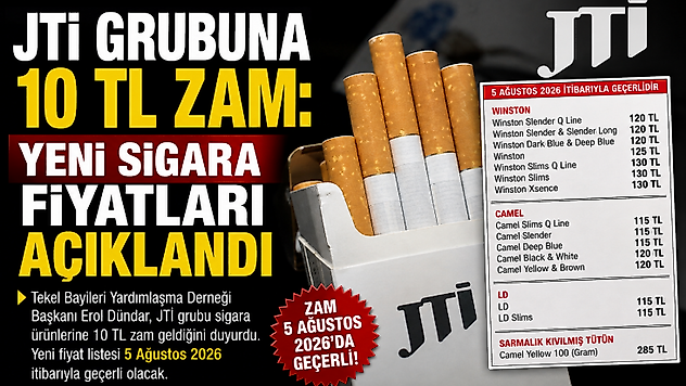JTİ Sigara Fiyatları Güncellendi: İşte Yeni Liste