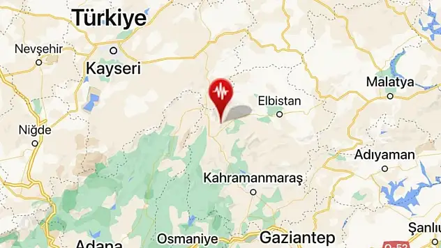 Kahramanmaraş 3.3 büyüklüğündeki deprem ile sallandı